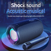 Zealot S61 IPX6 Water-resistant Portable Wireless Bluetooth Speaker(Red)