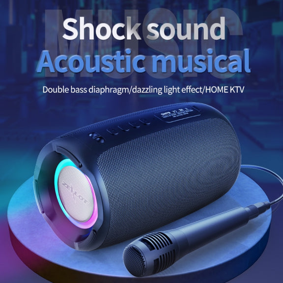 Zealot S61 IPX6 Water-resistant Portable Wireless Bluetooth Speaker(Red)