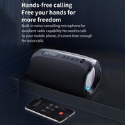 Zealot S61 IPX6 Water-resistant Portable Wireless Bluetooth Speaker(Red)