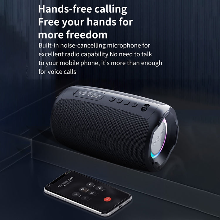 Zealot S61 IPX6 Water-resistant Portable Wireless Bluetooth Speaker(Red)