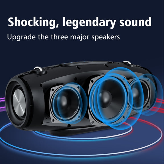 Zealot S67 60W High Power Portable Wireless Bluetooth Speaker(Black)