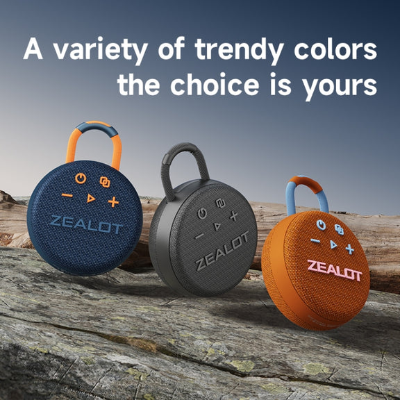Zealot S77 IPX7 Water-resistant Portable Wireless Bluetooth Speaker(Orange)
