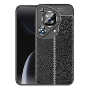 For Huawei Pura 70 Ultra Litchi Texture TPU Shockproof Phone Case(Black)