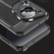 For Huawei Pura 70 Ultra Litchi Texture TPU Shockproof Phone Case(Black)