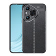 For Huawei Pura 70 Litchi Texture TPU Shockproof Phone Case(Black) - Huawei Cases by PMC Jewellery | Online Shopping South Africa | PMC Jewellery | Buy Now Pay Later Mobicred
