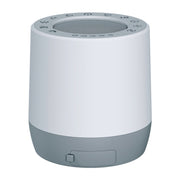 Zealot Z6 3 in 1 White Noise Sleep Aid Bluetooth Speaker with Night Light Function(White)