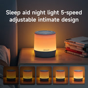 Zealot Z6 3 in 1 White Noise Sleep Aid Bluetooth Speaker with Night Light Function(White)