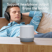 Zealot Z6 3 in 1 White Noise Sleep Aid Bluetooth Speaker with Night Light Function(White)