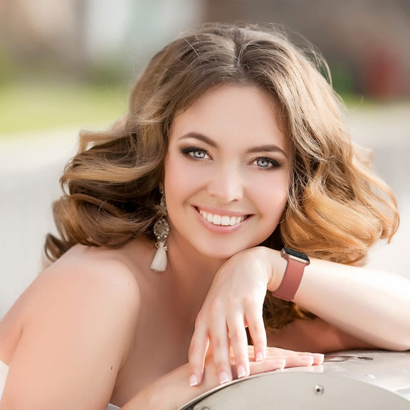 For Apple Watch Series 3 42mm Pin Buckle Silicone Watch Band(Coral)