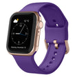 For Apple Watch 42mm Pin Buckle Silicone Watch Band(Purple) - free shipping - PMC TechLife - Order now!