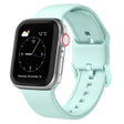 For Apple Watch 42mm Pin Buckle Silicone Watch Band(Mint Green) - free shipping - PMC TechLife - Order now!