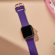 For Apple Watch Ultra 2 49mm Pin Buckle Silicone Watch Band(Purple)