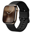 For Apple Watch Series 10 46mm Pin Buckle Silicone Watch Band(Black) - free shipping - PMC TechLife - Order now!