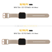 For Apple Watch Series 10 46mm Pin Buckle Silicone Watch Band(Milk Tea)