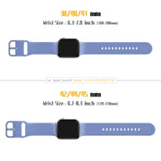For Apple Watch Series 10 46mm Pin Buckle Silicone Watch Band(Cyan Blue)