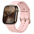 For Apple Watch Series 10 42mm Pin Buckle Silicone Watch Band(Pink) - free shipping - PMC TechLife - Order now!