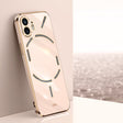 For Nothing Phone 2 XINLI Straight Edge 6D Electroplate TPU Phone Case(Pink) - More Brand by XINLI | Online Shopping South Africa | PMC TechLife | Buy Now Pay Later Mobicred