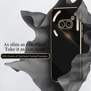 For Nothing Phone 2A XINLI Straight Edge 6D Electroplate TPU Phone Case(Celestial Blue)