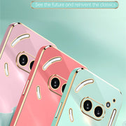 For Nothing Phone 2A XINLI Straight Edge 6D Electroplate TPU Phone Case(Celestial Blue)