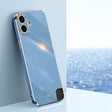 For Nothing CMF Phone 1 XINLI Straight Edge 6D Electroplate TPU Phone Case(Celestial Blue) - More Brand by XINLI | Online Shopping South Africa | PMC TechLife | Buy Now Pay Later Mobicred