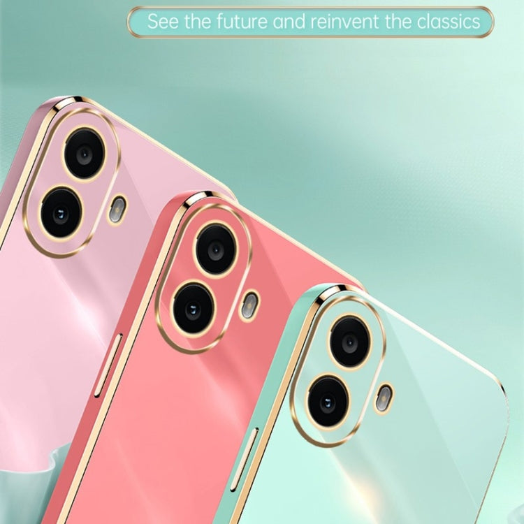 For Nothing CMF Phone 1 XINLI Straight Edge 6D Electroplate TPU Phone Case(Celestial Blue)