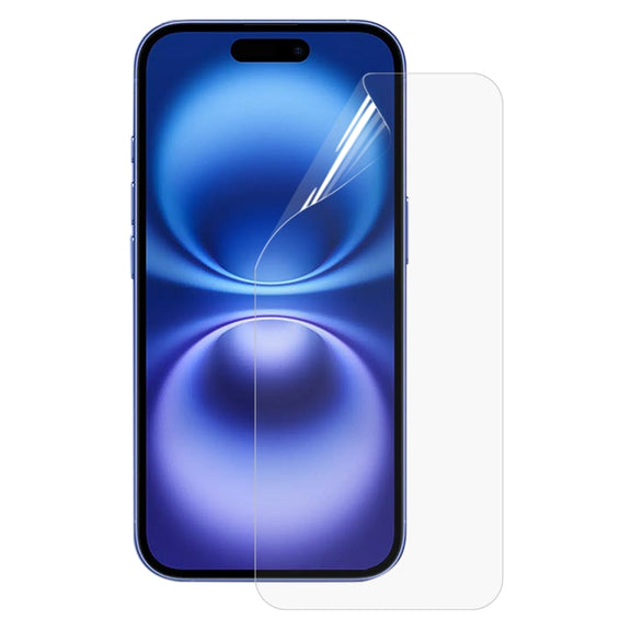 For iPhone 16 Full Screen Protector Explosion-proof Hydrogel Film