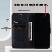 For Google Pixel 9 Skin Feeling Oil Leather Texture PU + TPU Phone Case(Black)