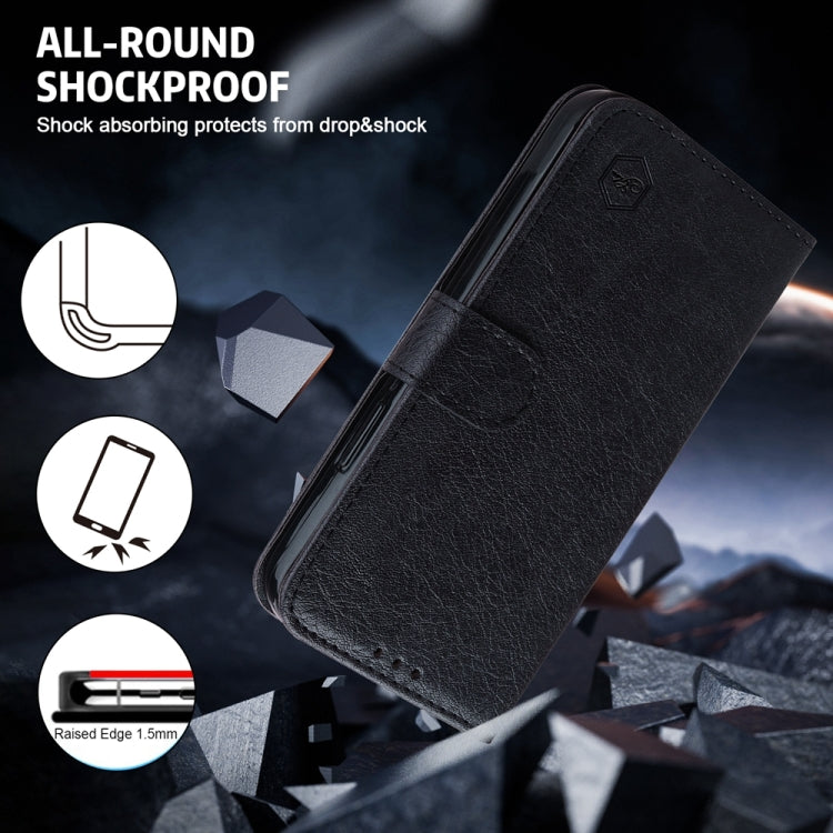 For Google Pixel 9 Skin Feeling Oil Leather Texture PU + TPU Phone Case(Black)