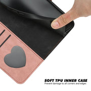 For iPhone 17 Side Buckle Double Fold Hand Strap Leather Phone Case(Pink)
