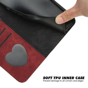 For iPhone 17 Pro Side Buckle Double Fold Hand Strap Leather Phone Case(Red)