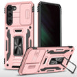 For Samsung Galaxy S24 5G Armor PC + TPU Camera Shield Phone Case(Rose Gold) - Galaxy S24 5G Cases by PMC TechLife | Online Shopping South Africa | PMC TechLife