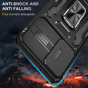 For Samsung Galaxy S24+ 5G Armor PC + TPU Camera Shield Phone Case(Black)