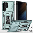 For Samsung Galaxy S24 Ultra 5G Armor PC + TPU Camera Shield Phone Case(Alpine Green) - Galaxy S24 Ultra 5G Cases by PMC TechLife | Online Shopping South Africa | PMC TechLife