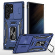 For Samsung Galaxy S24 Ultra 5G Armor PC + TPU Camera Shield Phone Case(Navy Blue) - Galaxy S24 Ultra 5G Cases by PMC TechLife | Online Shopping South Africa | PMC TechLife
