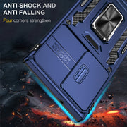 For Samsung Galaxy S24 Ultra 5G Armor PC + TPU Camera Shield Phone Case(Navy Blue)