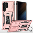 For Samsung Galaxy S24 Ultra 5G Armor PC + TPU Camera Shield Phone Case(Rose Gold) - Galaxy S24 Ultra 5G Cases by PMC TechLife | Online Shopping South Africa | PMC TechLife