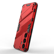For Samsung Galaxy S24 5G Punk Armor 2 in 1 PC + TPU Shockproof Phone Case with Invisible Holder(Red)