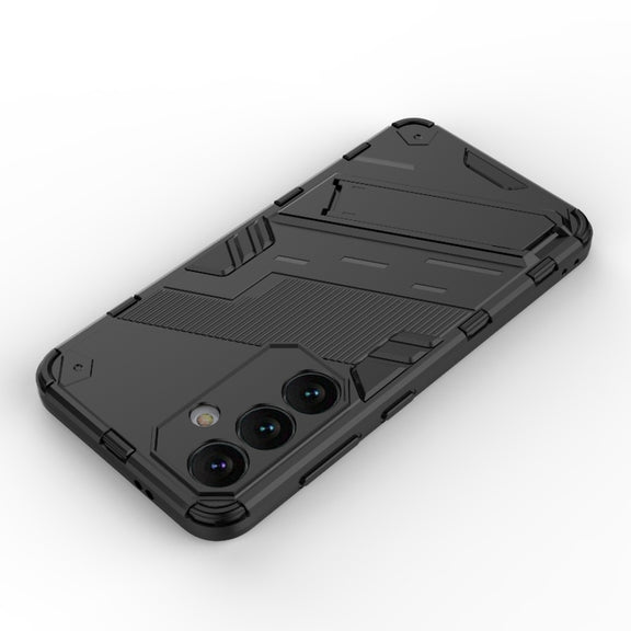 For Samsung Galaxy S24 5G Punk Armor 2 in 1 PC + TPU Shockproof Phone Case with Invisible Holder(Red)