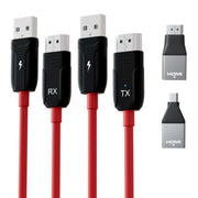 THT-020-8 4 in 1 HDMI Transmitter Wireless Screen Sharer Set(Black)