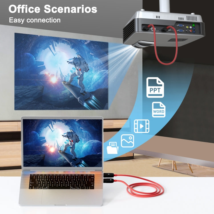 THT-020-8 4 in 1 HDMI Transmitter Wireless Screen Sharer Set(Black)