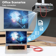 THT-020-8 4 in 1 HDMI Transmitter Wireless Screen Sharer Set(Black)
