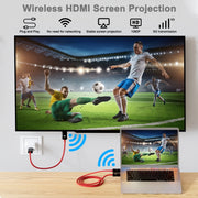 THT-020-8-2 4 in 1 HDMI Transmitter Wireless Screen Sharer Set(Black)
