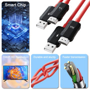 THT-020-8-2 4 in 1 HDMI Transmitter Wireless Screen Sharer Set(Black)