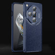 For OPPO Find X7 Ultra Litchi Texture Shockproof TPU Phone Case(Blue) - Find X7 Ultra Cases by PMC TechLife | Online Shopping South Africa | PMC TechLife | Buy Now Pay Later Mobicred