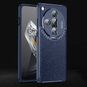 For OPPO Find X7 Ultra Litchi Texture Shockproof TPU Phone Case(Blue)