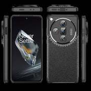 For OPPO Find X7 Ultra Litchi Texture Shockproof TPU Phone Case(Blue)