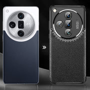 For OPPO Find X7 Ultra Litchi Texture Shockproof TPU Phone Case(Blue)
