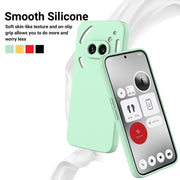 For Nothing Phone 2a Pure Color Liquid Silicone Shockproof Phone Case(Green)