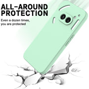 For Nothing Phone 2a Pure Color Liquid Silicone Shockproof Phone Case(Green)
