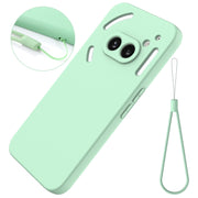 For Nothing Phone 2a Pure Color Liquid Silicone Shockproof Phone Case(Green)